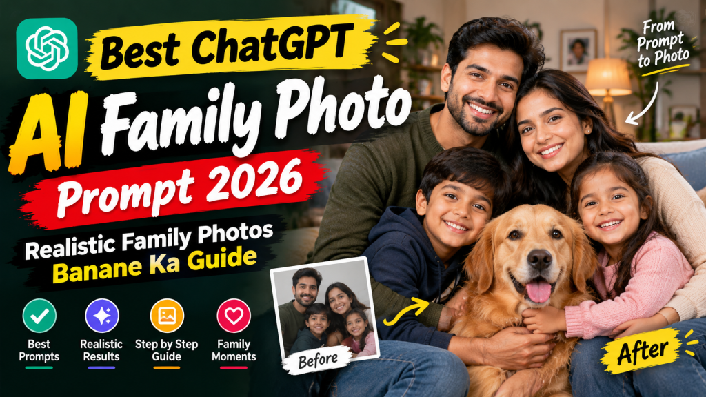 Best ChatGPT AI Family Photo Prompt 2026: Realistic Family Photos Banane Ka Guide