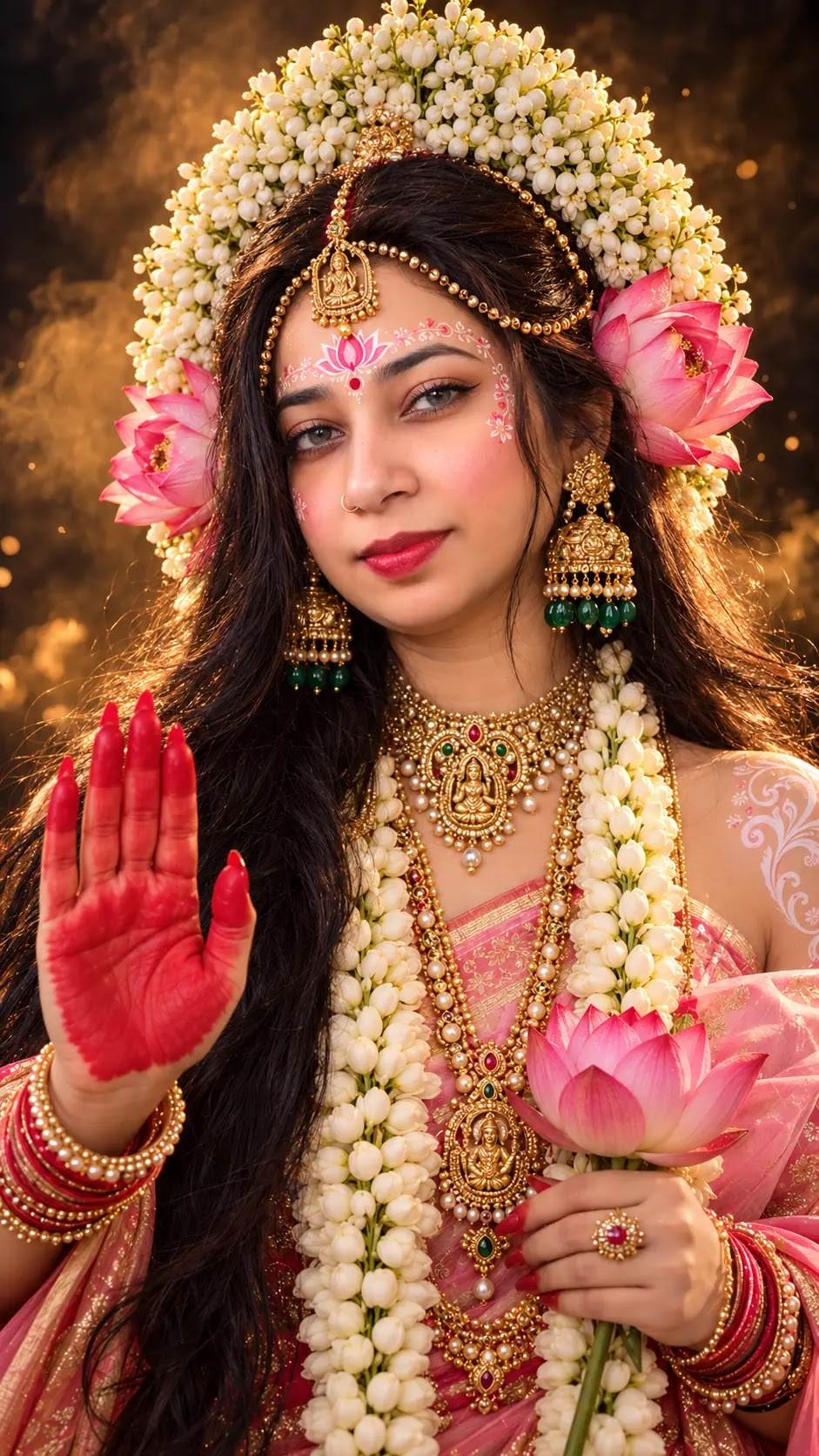 Day 1 โ Maa Shailputri Look